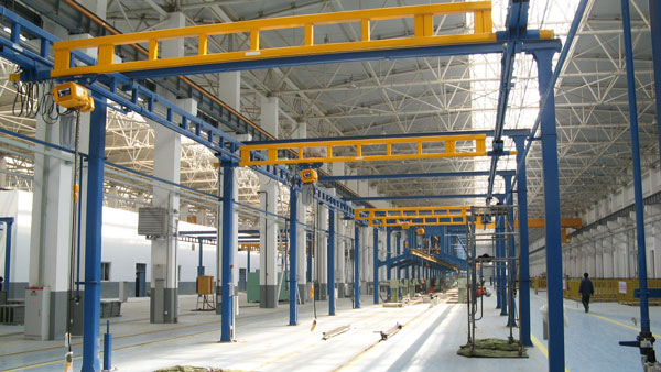 kbk free standing bridge crane