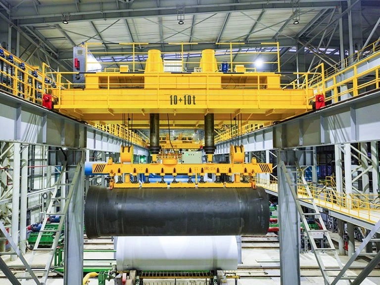 qd-type-double-girder-electric-bridge-crane-with-trolley