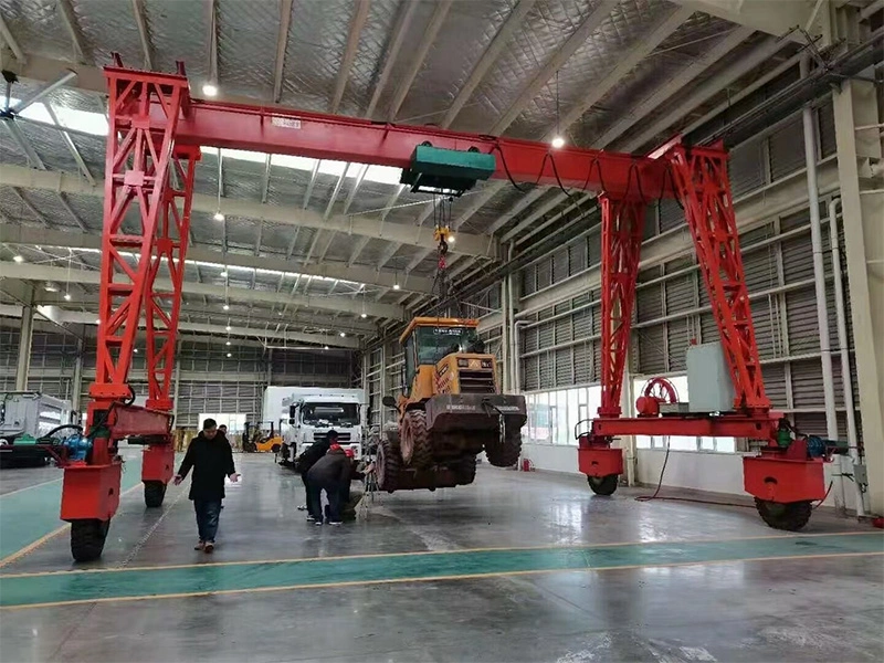 RMH Type Single-Beam Tire Gantry Crane2